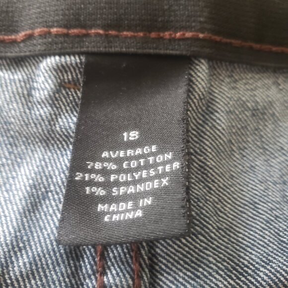 Lane Bryant Plus Size Boot Cut Jeans Tighter Tummy Technology - Picture 4 of 4